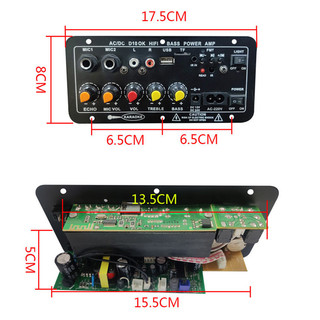 【🔥24H】Mạch loa D10 Bluetooth 5.0 hát Karaoke công suất lớn 120w, 12V/24V/220V lắp loa kéo (bao gồm đầy đủ phụ kiện)