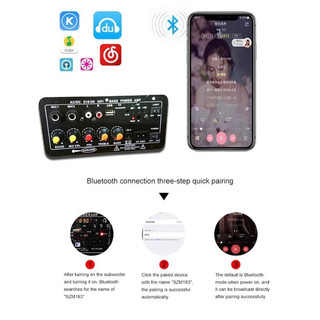 【🔥24H】Mạch loa D10 Bluetooth 5.0 hát Karaoke công suất lớn 120w, 12V/24V/220V lắp loa kéo (bao gồm đầy đủ phụ kiện)