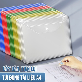 Túi Clear Bag Đựng Tài Liệu A4 - Túi Đựng Tiện Lợi, Gọn Nhẹ - Tối Ưu Không Gian Giúp Bảo Quản Tài Liệu