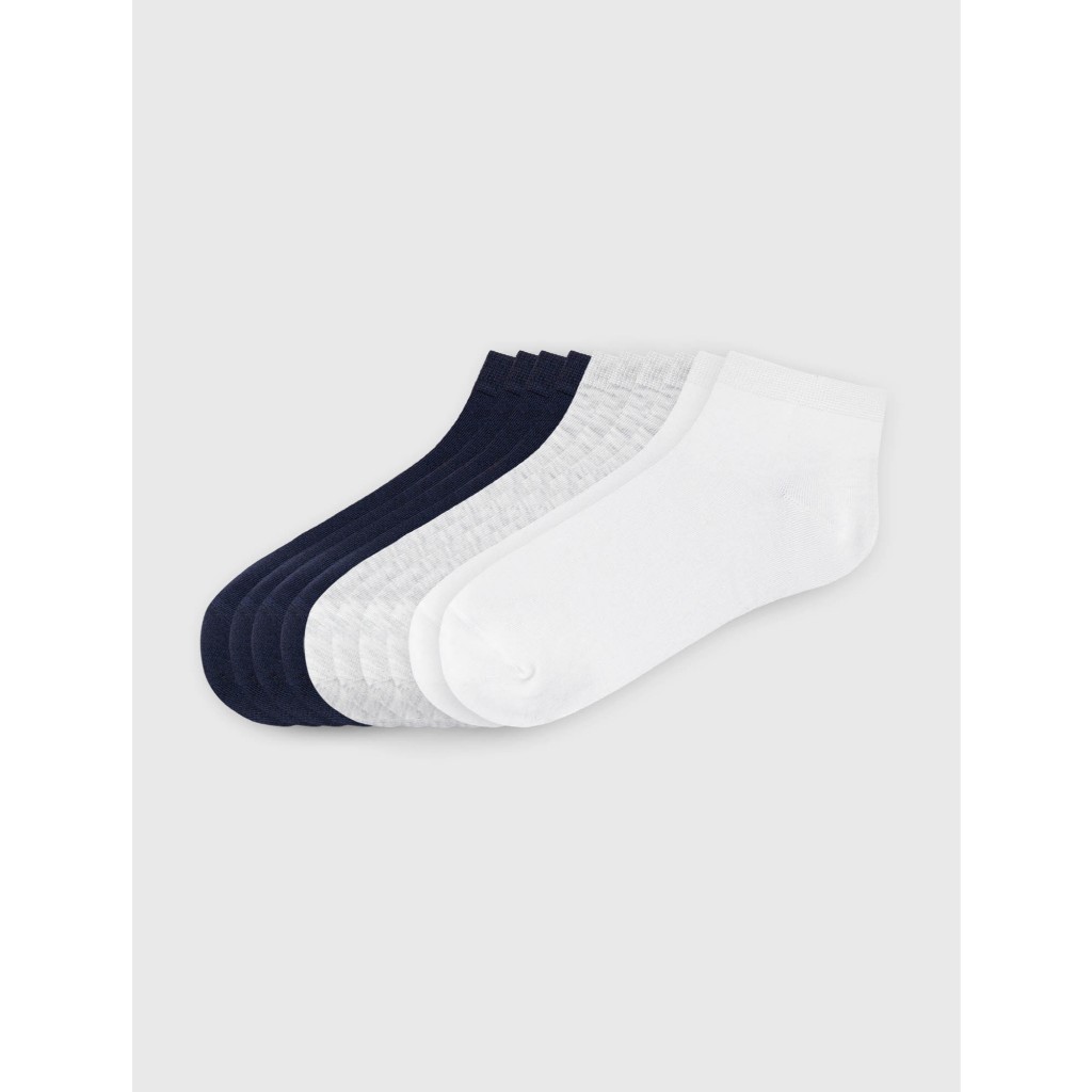 Combo tất nam CANIFA cổ thấp cotton thoáng khí, chống hôi chân 8AX25A010