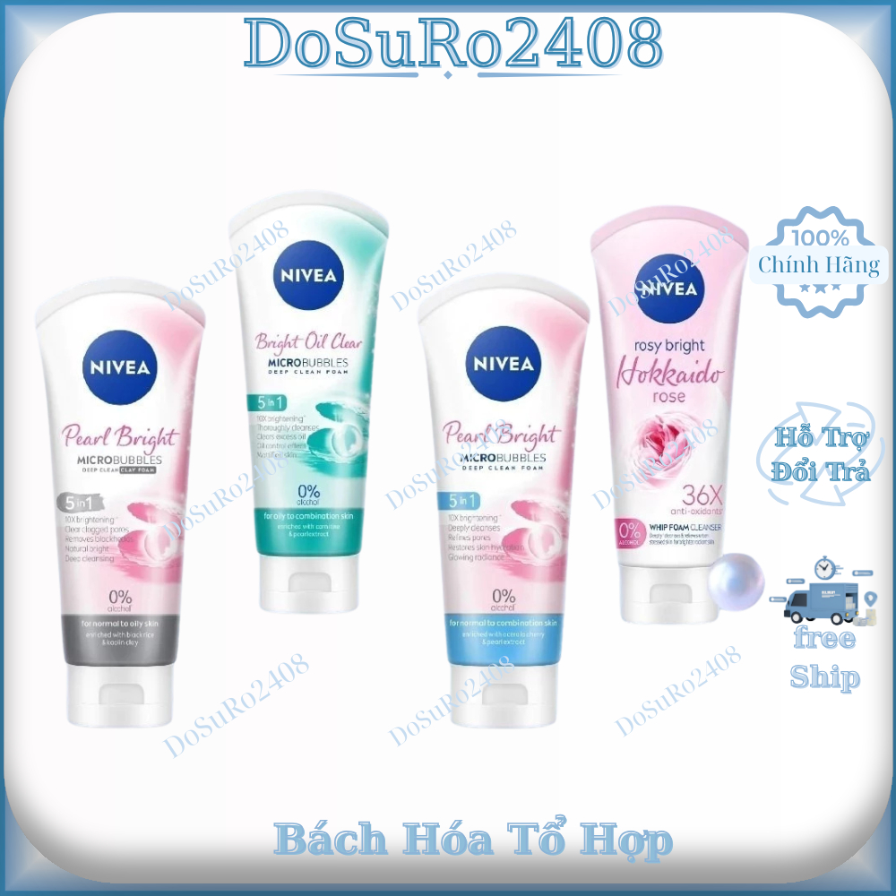 Sữa Rửa Mặt Nữ Trắng Da Nivea 100g