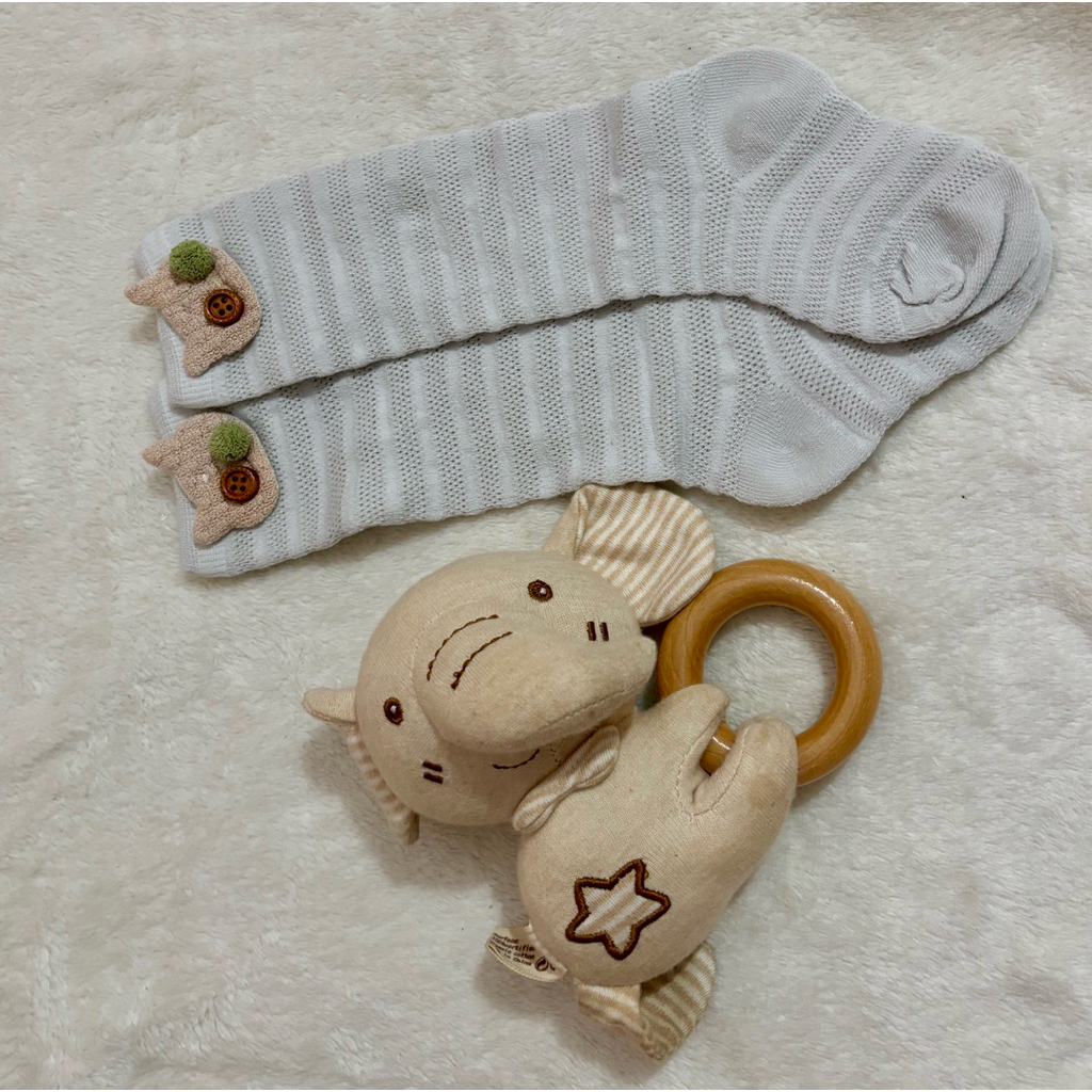 Tất dài cho bé chống trơn-tất/vớ chất liệu cotton cho bé từ 0-1,5 tuổi