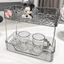 Kệ Đựng Mỹ Phẩm Để Bàn Acrylic Sóng Nước, Kệ Để Đồ Nhà Tắm Trong Suốt Vân Kim Cương Sang Trọng