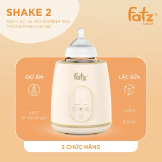 Máy lắc và giữ ấm bình sữa thông minh Fatzbaby Shake 2 - FB3911HB