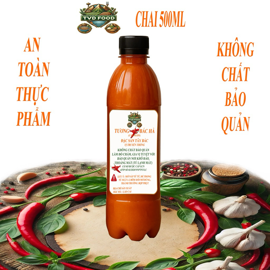 500ML Tương Ớt Bắc Hà ngon,cay,thơm (Say Nhuyễn) (Đặc Sản Bắc Hà ...
