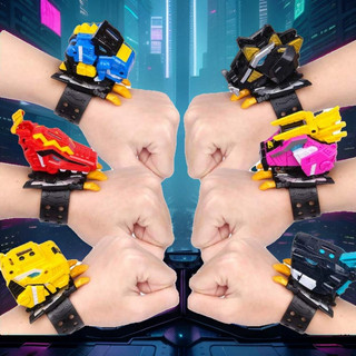 Đồ chơi Đồng Hồ Điện Tử Đeo Tay Biệt Đội Siêu Nhân Nhí Miniforce Biến Hình Khủng Long Và Hiển Thị Thời Gian Cho Bé