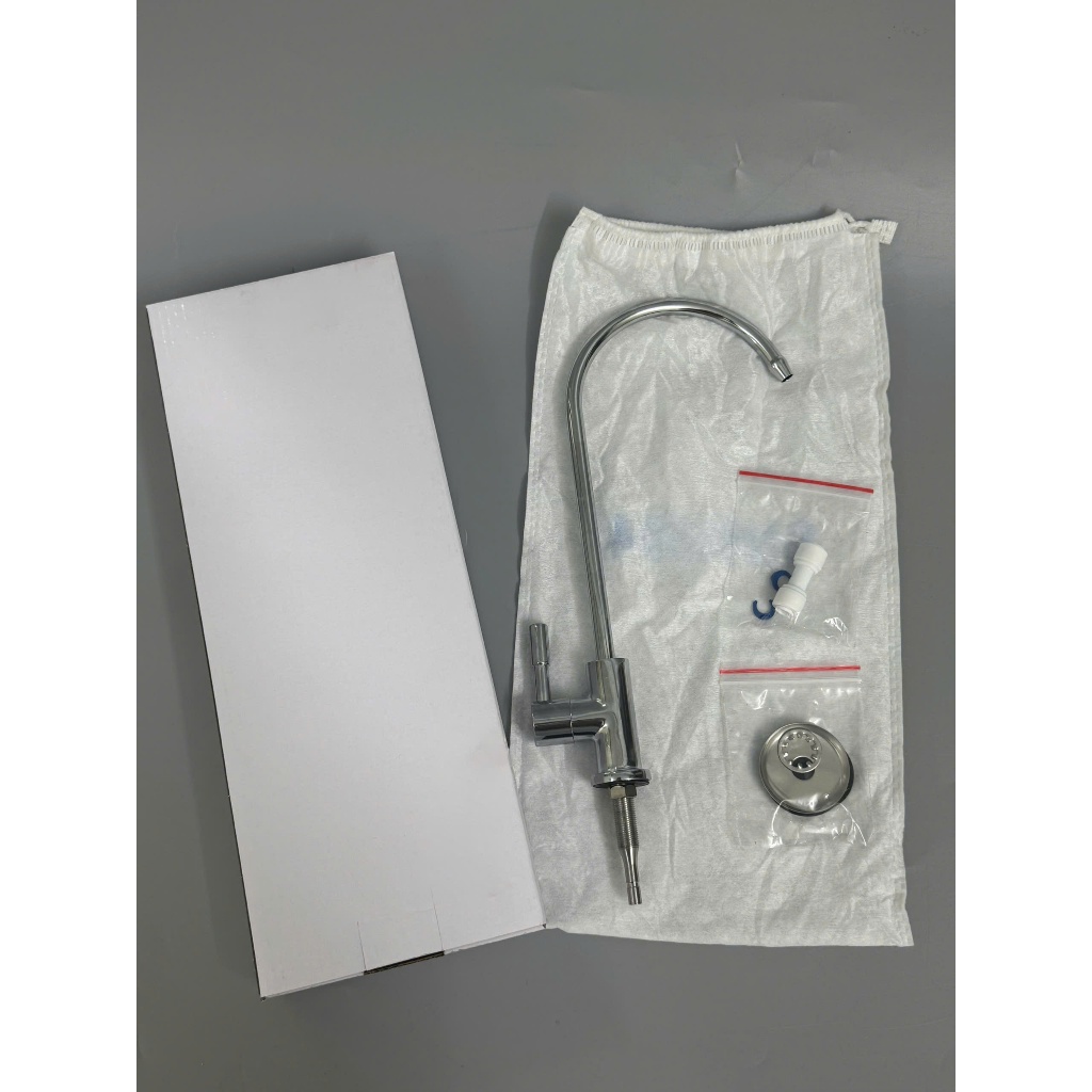 Vòi Lấy Nước, Vòi Karofi Inox 304, Vòi Cổ Ngỗng Cắm Nhanh Đầy Đủ Phụ Kiện - Hàng Chính Hãng Karofi