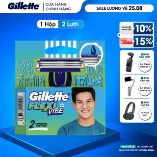 Lưỡi Dao Cạo GILLETTE Flexi Vibe - Hộp 2 Lưỡi