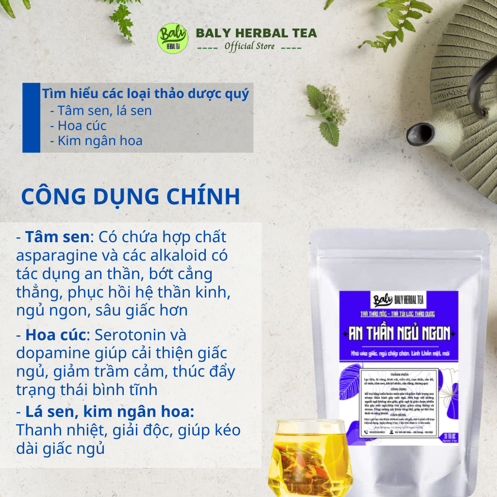 Chất lượng Sản Phẩm Trà Thảo Dược An Thần