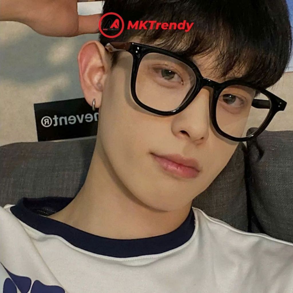Mắt kính đổi màu kính mát thời trang nam nữ MKTRENDY gọng vuông chống tia UV phong cách Hàn Quốc