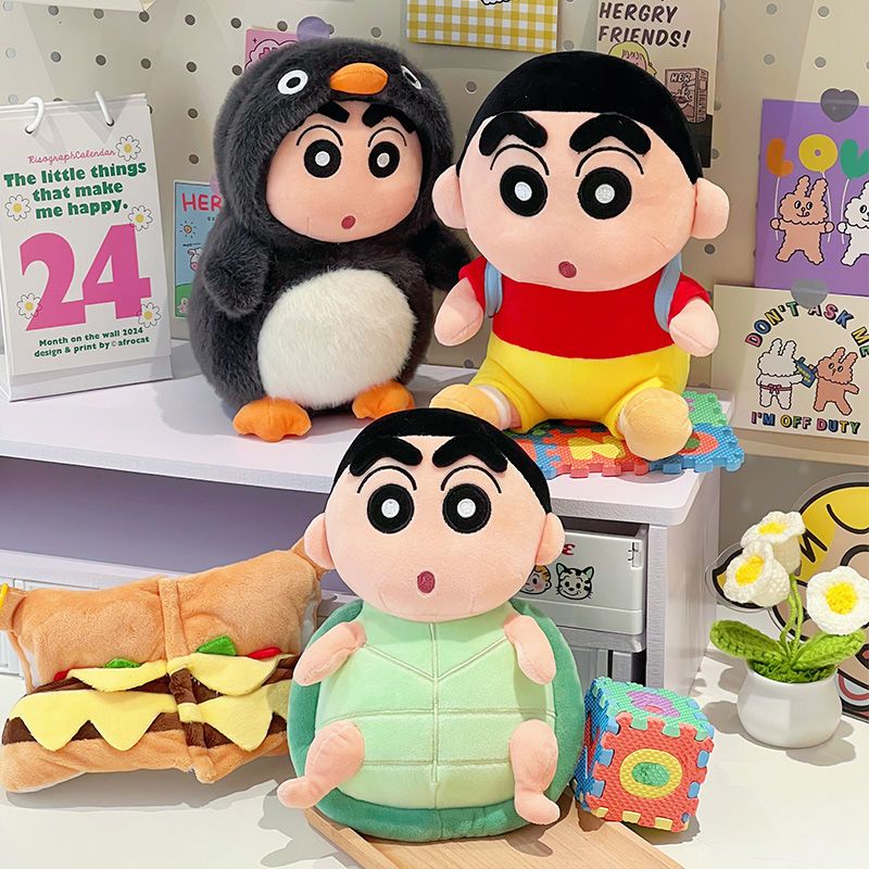 Gấu Bông Shin Chan Cosplay Con Vật Dễ Thương,Thú Nhồi Bông Shin Cậu Bé Bút Chì Quà Tặng Vui Vẻ Cho Bé,Bạn Trai