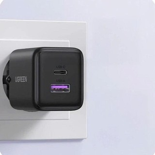 Củ sạc nhanh 30W Ugreen X516 | Công nghệ GaN | Hỗ trợ cổng USB-C và USB-A | Bảo hành 18 tháng 1 đổi 1