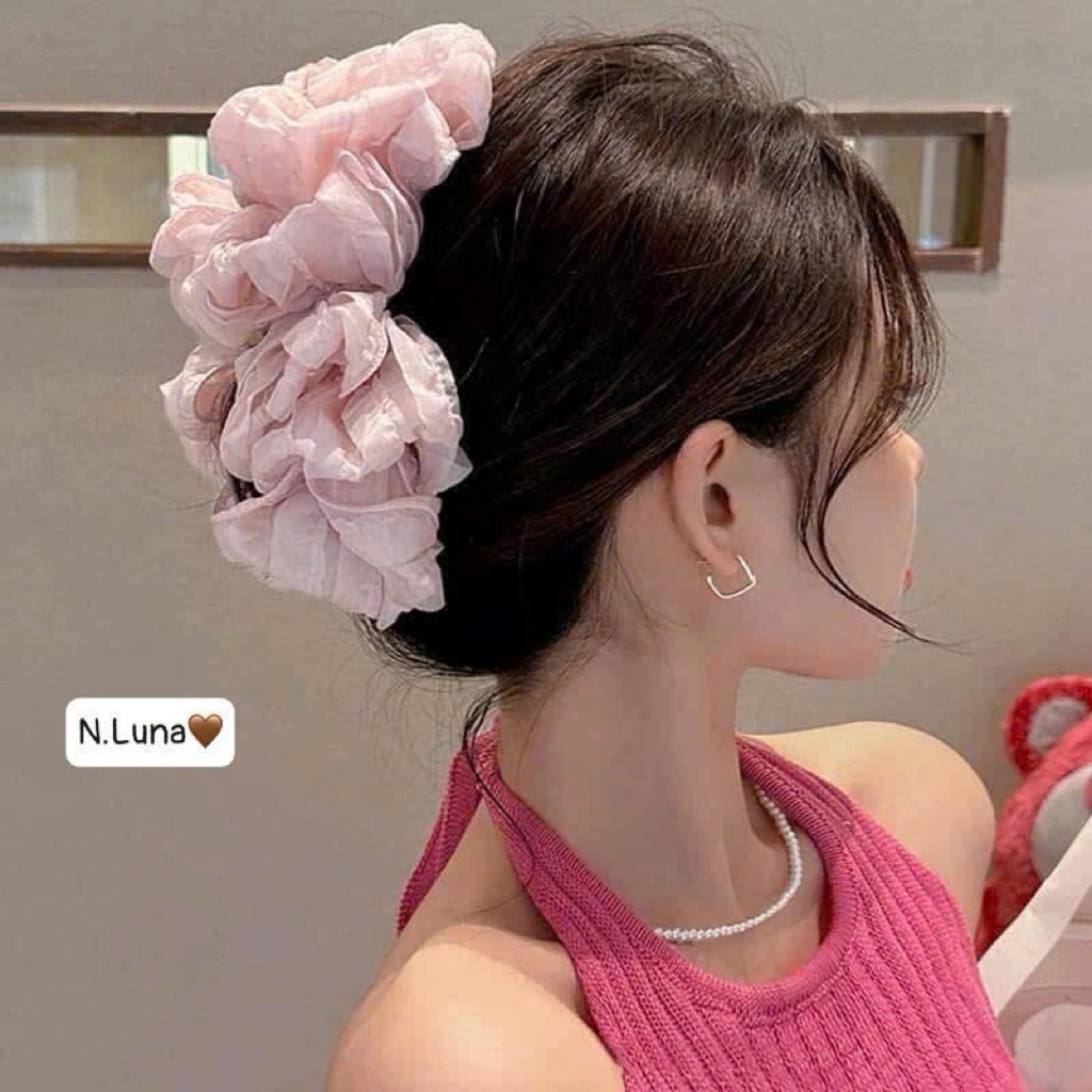 Kẹp tóc mây bồng bềnh tiểu thư