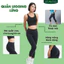 Quần Legging Lửng Nữ Tập Gym Yoga ICADO QL1 Quần Legging Cạp Cao Co Giãn 4 Chiều Thế Giới Đồ Tập