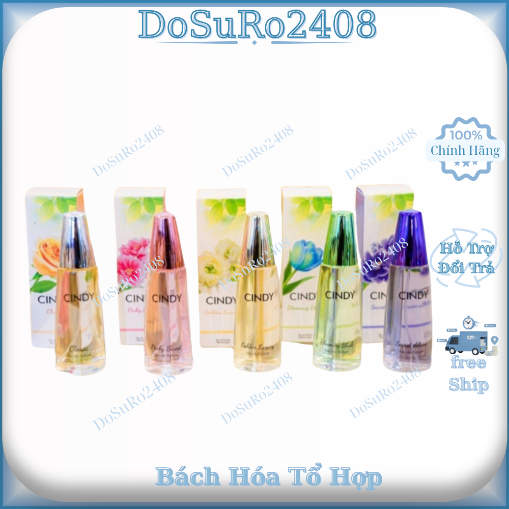 Nước hoa nữ Cindy Classic mùi hương cổ điển mê hoặc 50ml