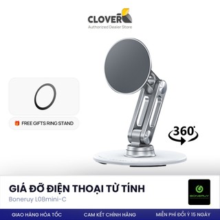 Giá Đỡ Điện Thoại Nam Châm Xoay 360 Độ Đa Góc Boneruy Cho iPhone