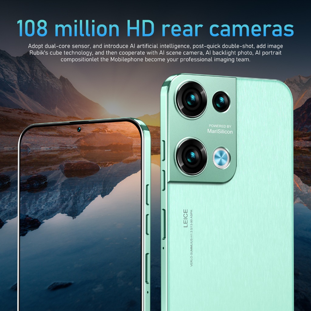 Oqqo Reno9 điện thoại di động Mạng 5G Hỗ Trợ Bluetooth Bộ Lớn 6800mAh Full HD 16GB RAM +1TB ROM | BigBuy360 - bigbuy360.vn