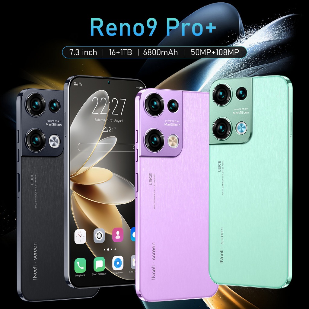 Oqqo Reno9 điện thoại di động Mạng 5G Hỗ Trợ Bluetooth Bộ Lớn 6800mAh Full HD 16GB RAM +1TB ROM | BigBuy360 - bigbuy360.vn