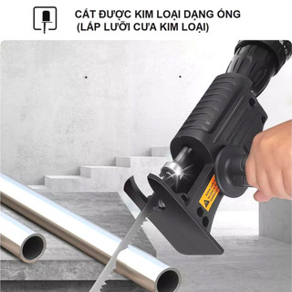 【Hàng giao ngay】Bộ Chuyển Đổi Máy Khoan Thành Máy Cưa Lọng Cầm Tay (Tặng kèm 3 lưỡi cưa)