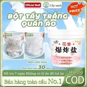 【5 Chai】Bột Tẩy Trắng Quần Áo Đa Năng - Làm sạch vải ố vàng, Vết bẩn khó giặt, An toàn, Không phai màu