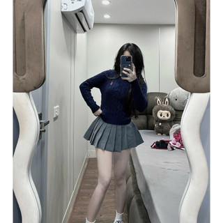 Áo Len Trơn Thêu Ngựa Polo QCL1 [M11]