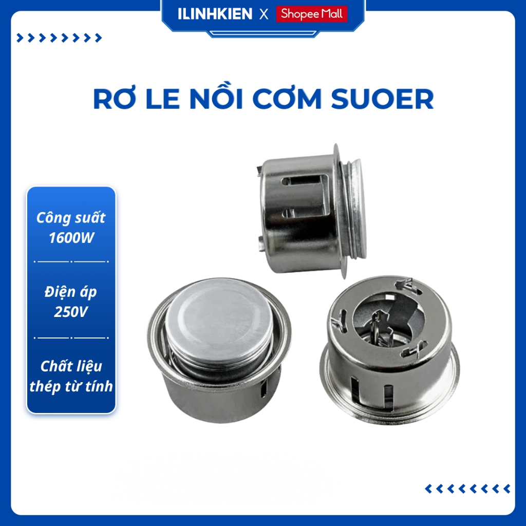 Rơ le nồi cơm điện loại tốt có vỏ hộp đảm bảo chất lượng ilinhkien.