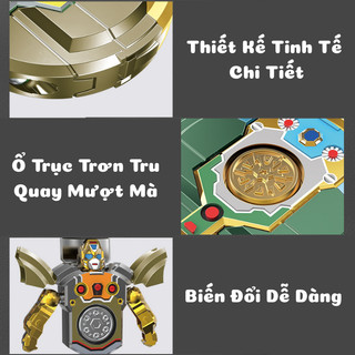 Đồ Chơi Biến Hình Robot Fidget Spinner Cho Bé Tích Hợp Spinner Giải Tỏa Căng Thẳng, Biến Hình Siêu Mượt An Toàn Cho Bé