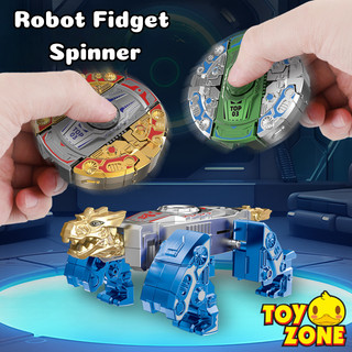 Đồ Chơi Biến Hình Robot Fidget Spinner Cho Bé Tích Hợp Spinner Giải Tỏa Căng Thẳng, Biến Hình Siêu Mượt An Toàn Cho Bé