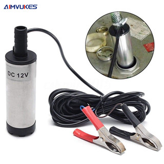 【🔥Free ship🔥】Bơm điện chìm 12v dc vỏ hợp kim nhôm bơm dầu diesel nhiên liệu 30L/phút-Bơm chìm mini 12v, 24v