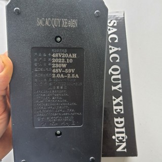 Sạc xe đạp điện 48V 12AH VITARA-BIKE tự ngắt khi đầy chống chai phồng bình có quạt tản nhiệt