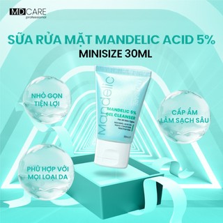 Gel Rửa Mặt  Sạch Sâu Và Tẩy Tế Bào Chết Nhẹ Nhàng MD CARE Mandelic Acid 5% Gel Cleanser (200ml)