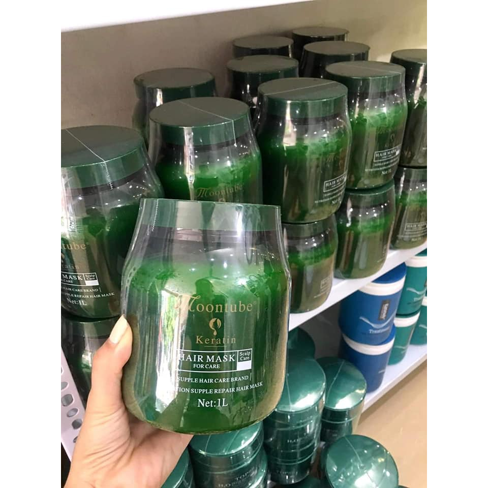 Hấp xả kiềm dầu phục hồi MOONTUBE 1000ml