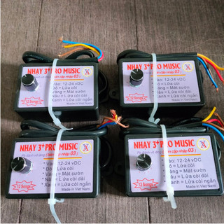 【🔥Free ship / Rẻ🔥】 Nhại còi 3 pro 8 bài, điện auto 12v, 24v, còi điện, kèn xe hơi, còi xe