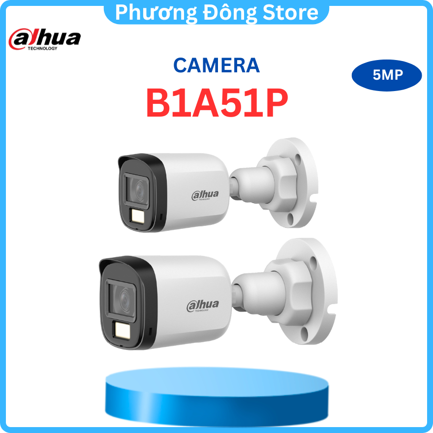 Camera TVI 4 in 1 DAHUA 5.0 Megapixel DH-HAC-B1A51P-U-IL-A | Shopee ...