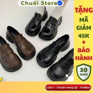 Giày oxford nữ da PU tổng hợp dệt vải đế cao su mềm mại năng động cá tính thoải mái