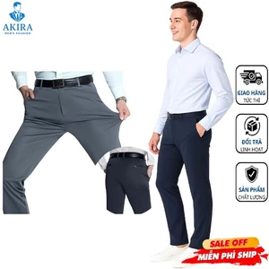 Quần tây âu nam form slimfit, chất vải cao cấp, dáng chuẩn lịch lãm