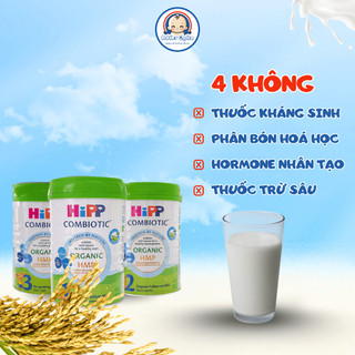Sữa Hipp Organic Sữa Bột Công Thức COMBIOTIC 800g Hỗ Trợ Tiêu Hóa Tăng Chiều Cao Cho Bé