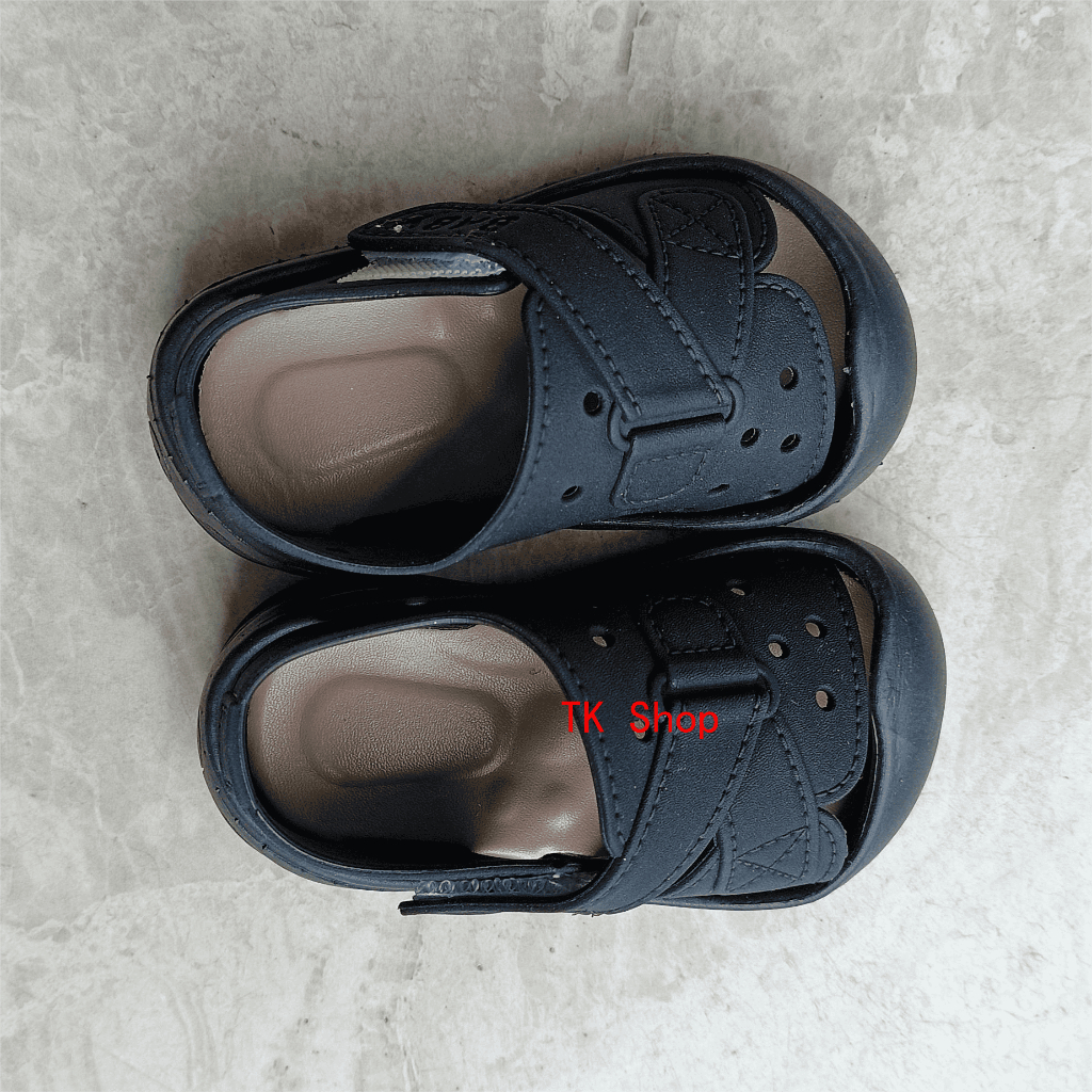 Sandal cho bé tập đi, dép quai hậu bé trai, bé gái BABY, bằng nhựa dẻo êm chân, chống trượt