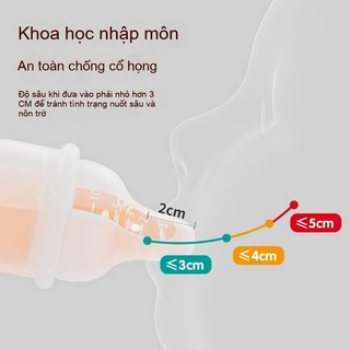 Youkebei ống bón thuốc cho bé Dụng Cụ Cho Bé Uống Thuốc Đặc Biệt, Chống Sặc Thích Hợp Uống Nước Uống Và Sữa