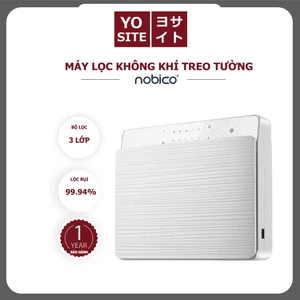 Máy lọc không khí Nobico NBO-J022, máy lọc 4 lớp bảng điều khiển cảm ứng, loại bỏ hoàn toàn bụi mịn