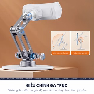 Giá Đỡ Điện Thoại Để Bàn Boneruy L08mini Hợp Kim Nhôm Xoay 360 Độ Cho iPhone iPad Mini 7