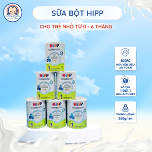 Sữa Bột Công Thức Hipp Organic Combiotic 350g Hỗ Trợ Tiêu Hóa Tăng Chiều Cao Cho Trẻ Nhỏ