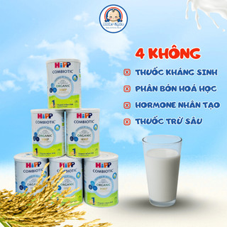 Sữa Bột Công Thức Hipp Organic Combiotic 350g Hỗ Trợ Tiêu Hóa Tăng Chiều Cao Cho Trẻ Nhỏ