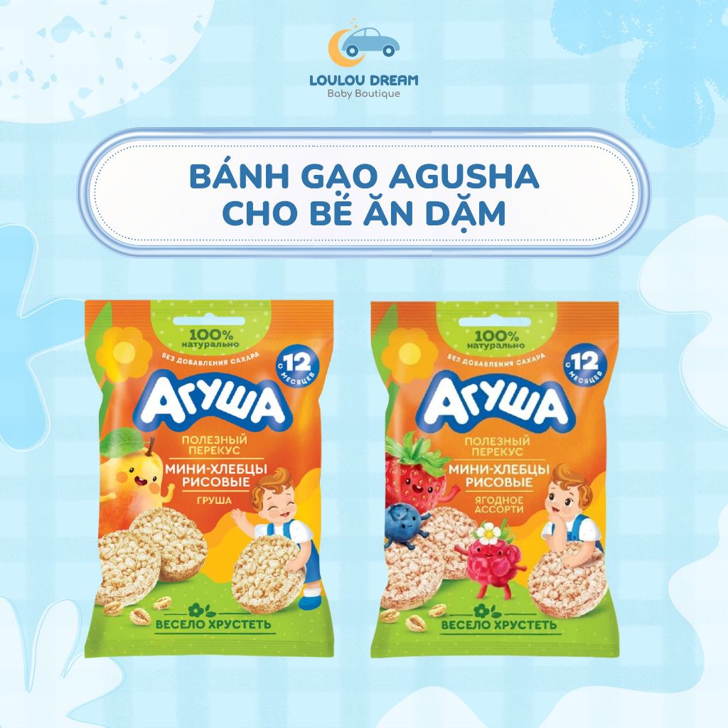 Bánh gạo ăn dặm Agusha Arywa cho bé (túi 30g) | Shopee Việt Nam