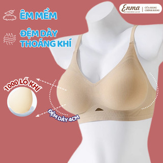 Áo Lót Áo Bra Nữ Chất Su Mỏng Không Gọng Mút Giọt Nước Dày 3CM Thoáng Khí Không Lộ Viền BRA08
