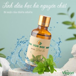 Tinh dầu Bạc Hà nguyên chất - Hoa Nén - Hương thơm mát, đuổi muỗi, đuổi chuột - 50ml