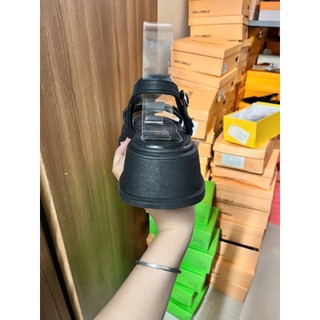 Dép quai hậu nữ da PU tổng hợp dệt vải đế cao su phong cách tiểu thư nhẹ nhàng dịu dàng thuận tiện