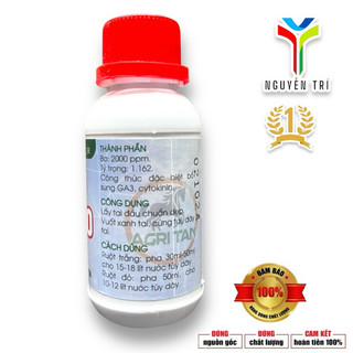 Phân bón vi lượng B2000 AGRITAN 50ml - Lấy Tai Đầu Chuẩn Đẹp, Vượt Xanh Tai, Cứng Tai