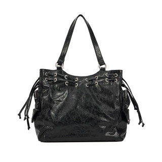 Hàn Quốc Deinet Vintage Locomotive Bag Willow Nail Zipper Dây kéo Tote Bag Túi vai đơn Túi chéo Túi tote công suất lớn