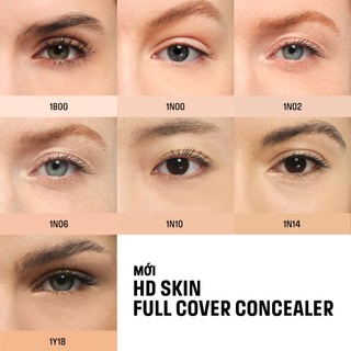 Mới - Kem Che Khuyết Điểm Đa Năng HD Skin Full Cover Concealer 9ml - MAKE UP FOR EVER